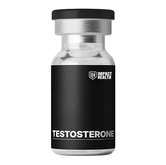 Testosterone Replacement Therapy (TRT) treatment vial at Impact Health Clinics in Oxford, MS - Expert hormone optimization for men