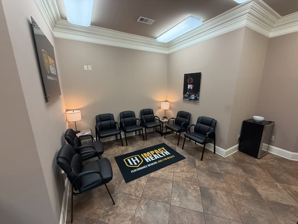 Impact Health Oxford, clinic interior, clean modern finish
