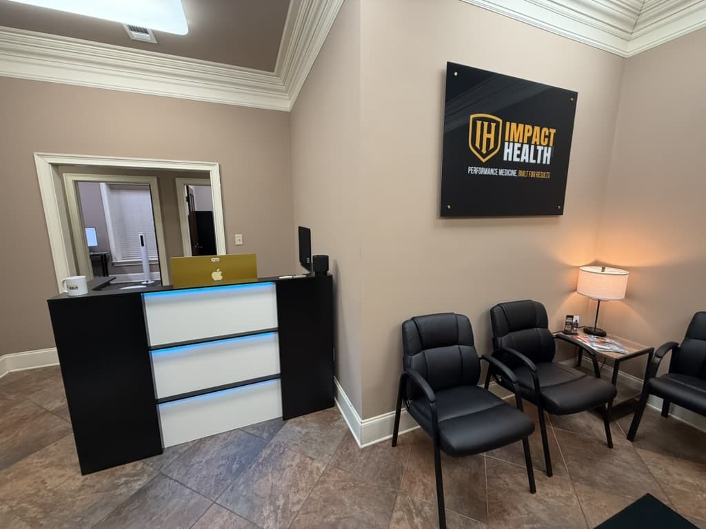 Impact Health Oxford, clinic interior, additional angle