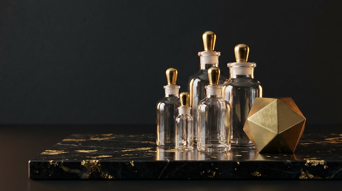 Cream gift box on black silk with gold-foiled welcome card and brass key